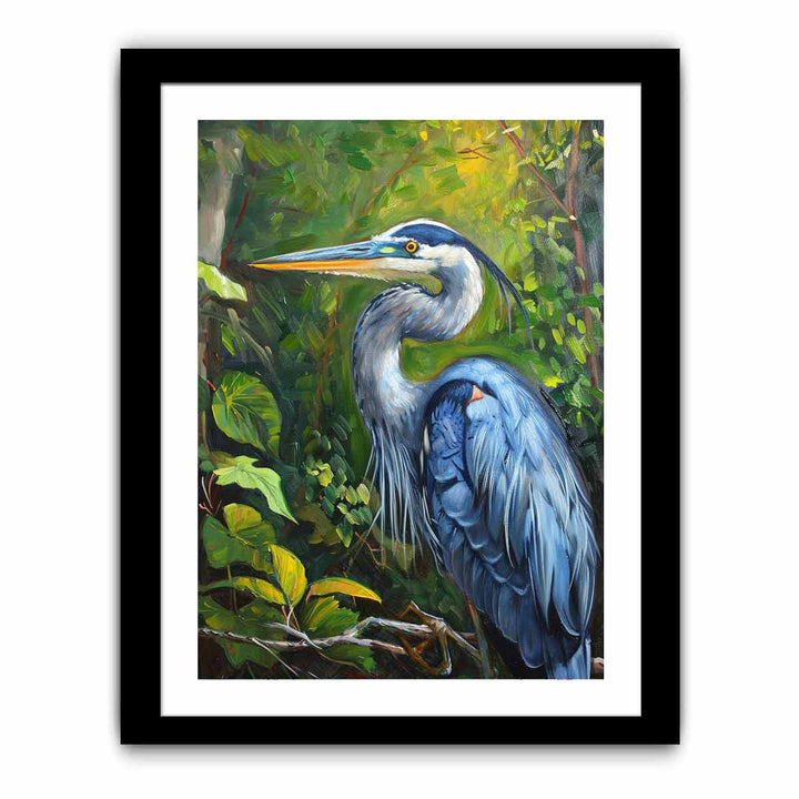 Blue Heron  Art Print