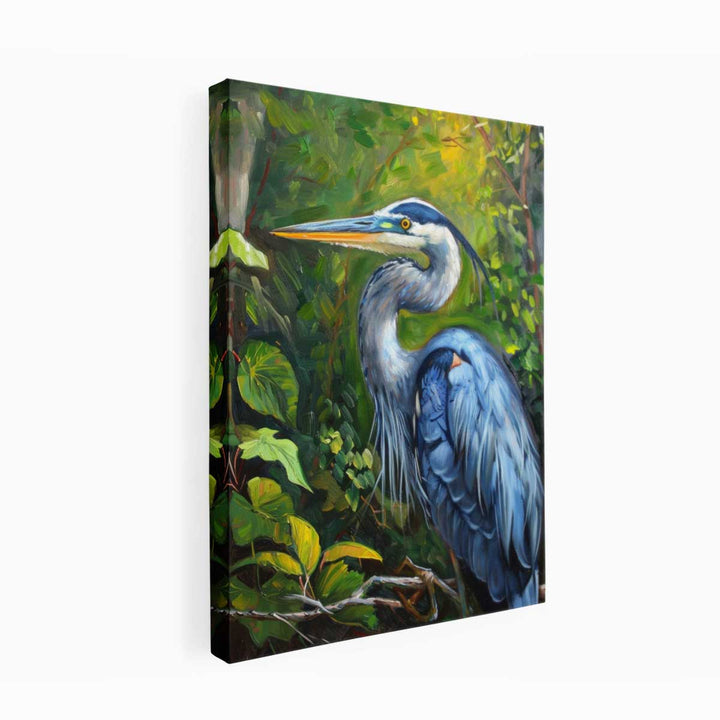 Blue Heron Canvas Print