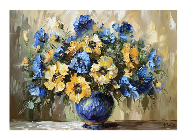 Fowers in A Vase Art