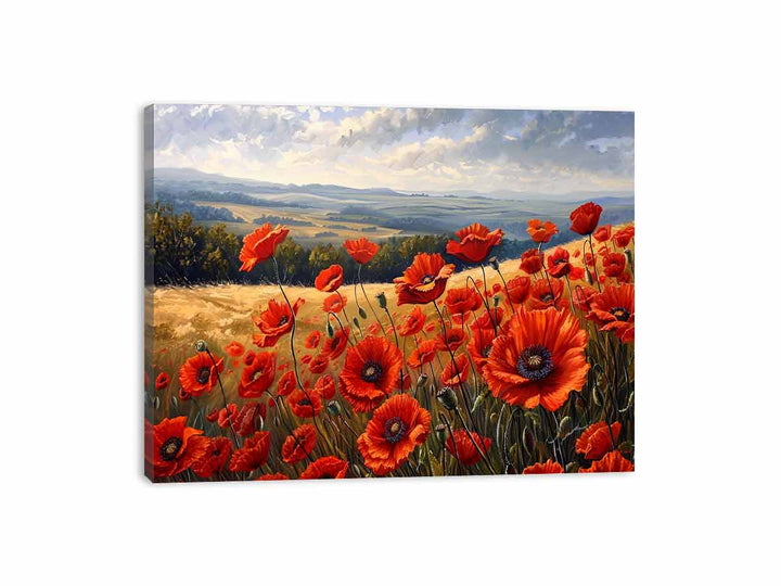 Poppy Field  Canvas Print