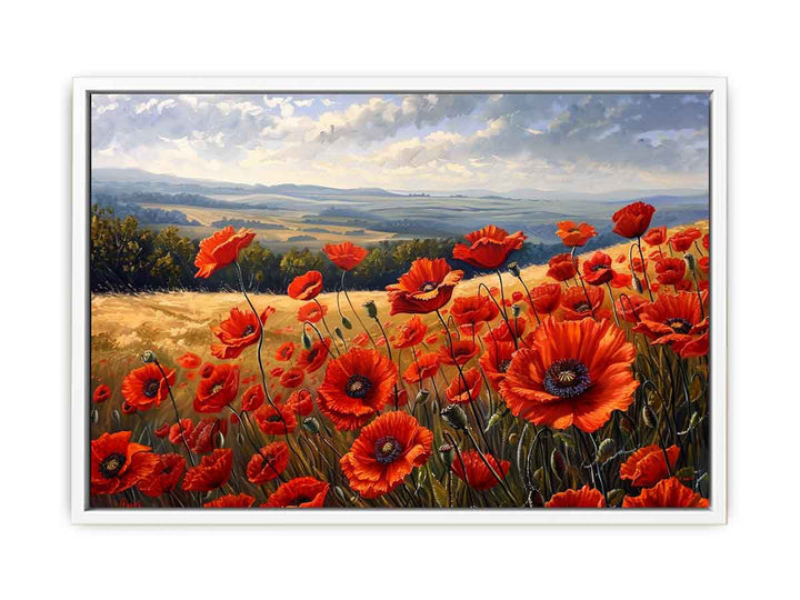 Poppy Field  Framed Print