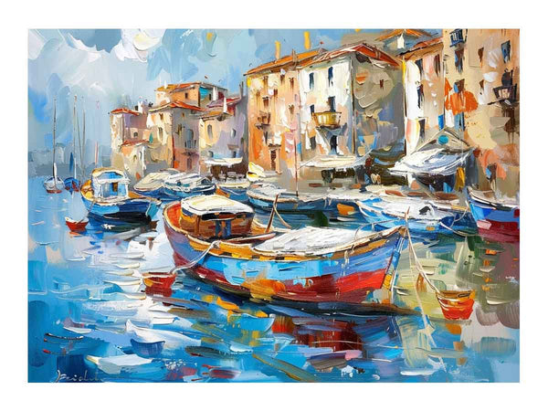 Beautiful Boats Painting 