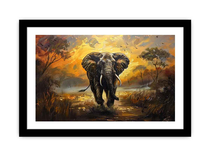 Elephant   Art Print