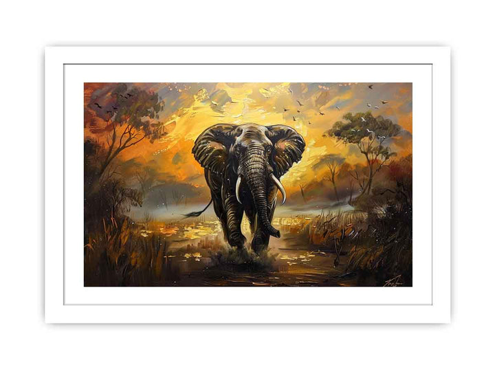 Elephant  Streched canvas