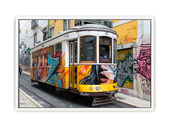Lisbon Transport  Framed Print