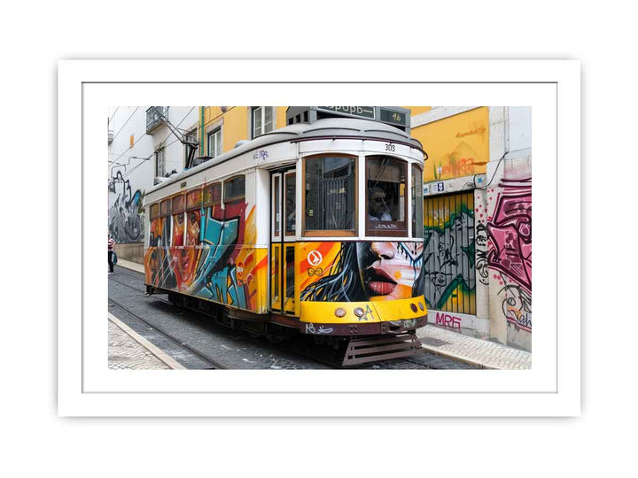 Lisbon Transport  Streched canvas