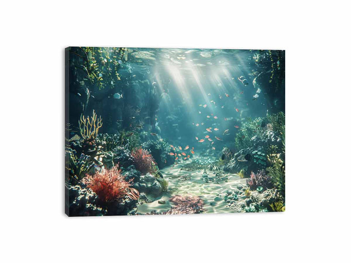 Underwater Coral Canvas Print