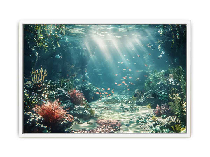 Underwater Coral Framed Print