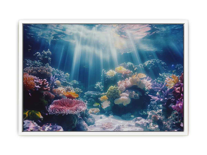 Underwater Framed Print