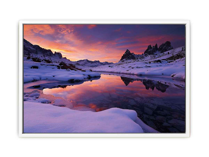 Dolomite Dawn  Framed Print