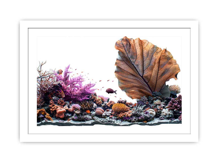 Underwater Coral  Streched canvas