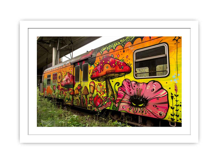 Train  Streched canvas