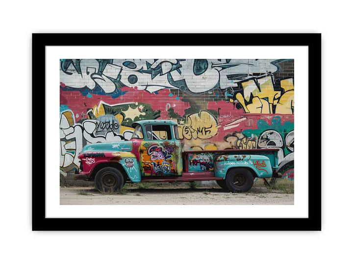 Graffiti Truck  Art Print
