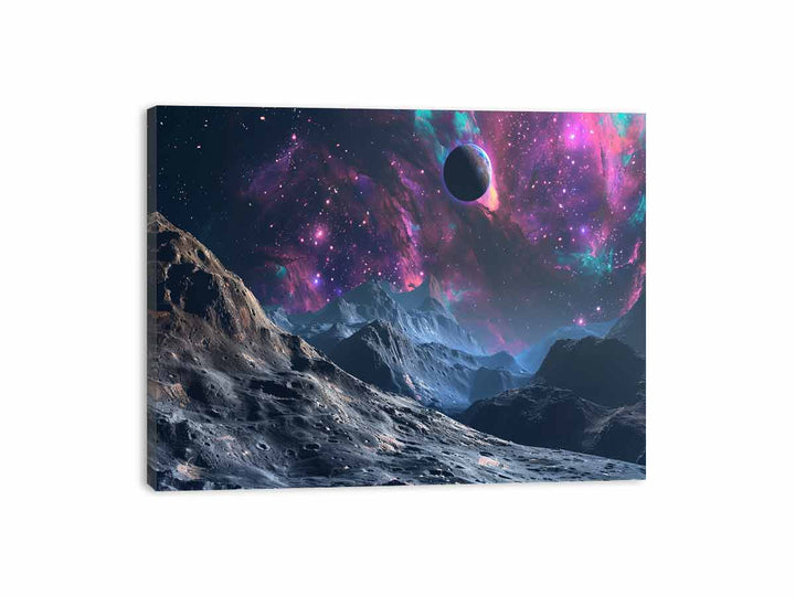 Space Mountian Canvas Print