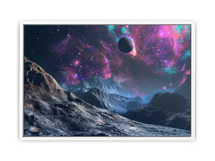 Space Mountian Framed Print