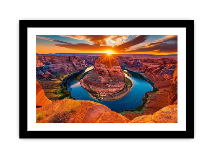 Horseshoe Canyon  Art Print