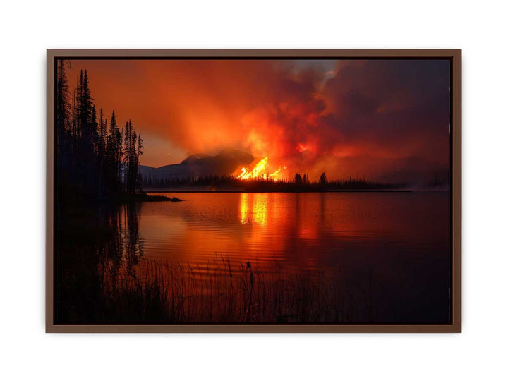 Lake on Fire   Poster