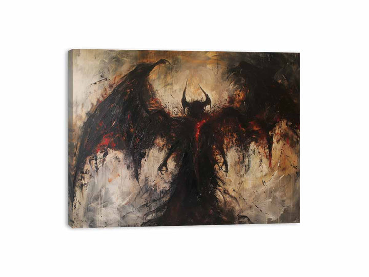 Devil Coming Canvas Print