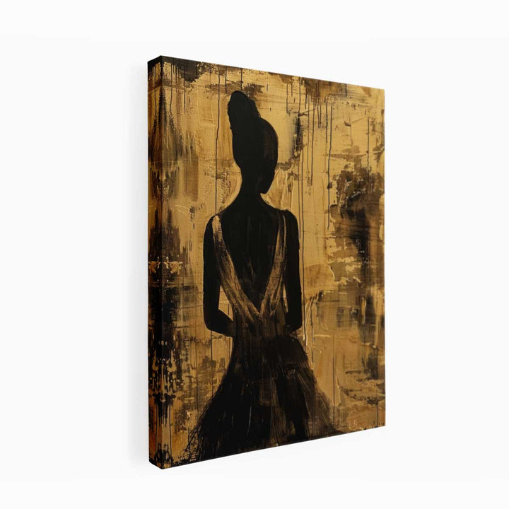 Gold Painting  Canvas Print