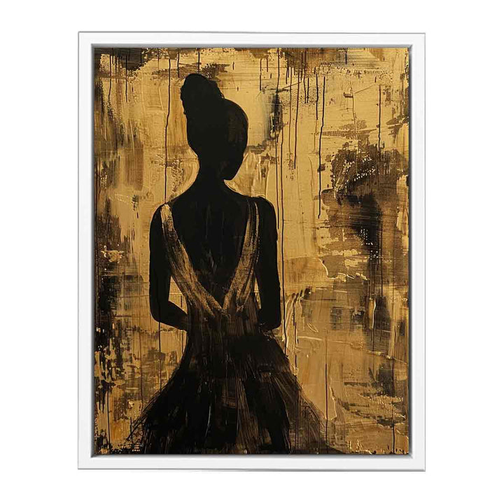 Gold Painting  Framed Print