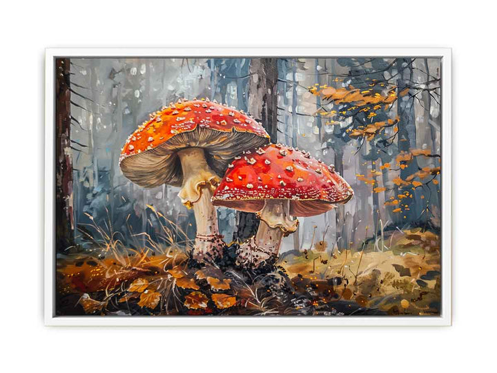 Mushrrom Art  Framed Print