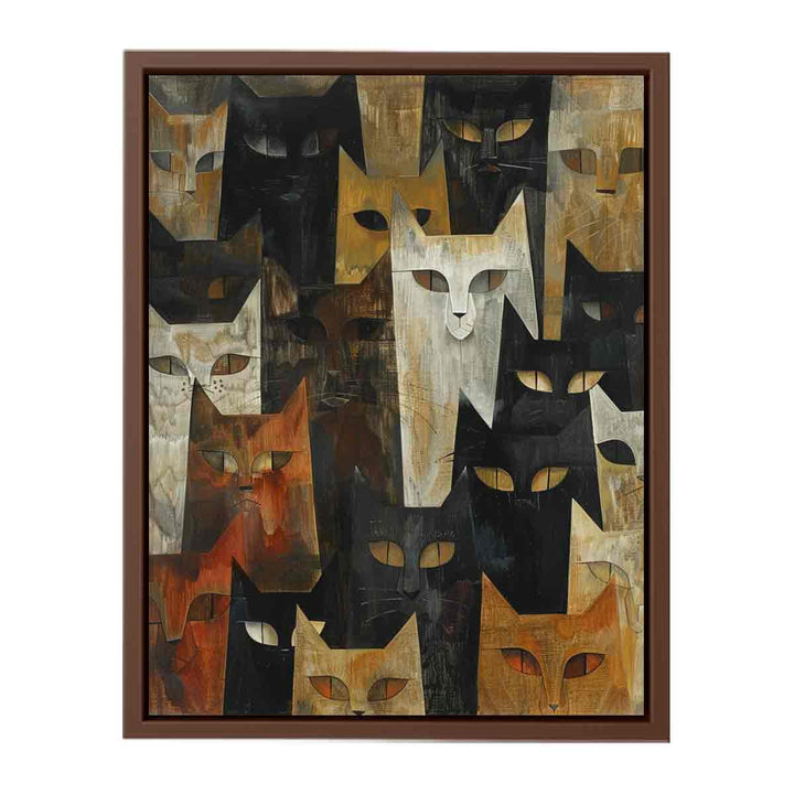 Cubism Cats  Poster
