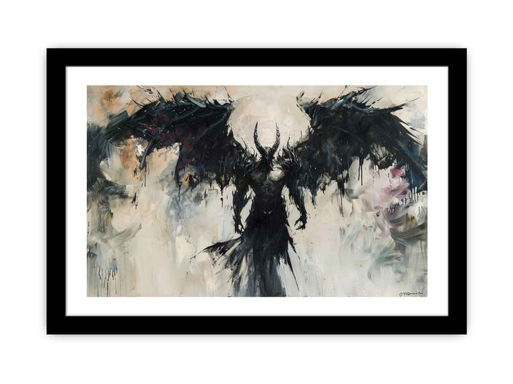 Devil With Wings  Art Print