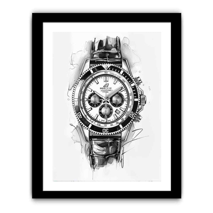 Watch Drawing   Art Print