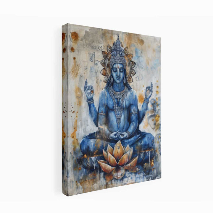 Vishnu Painting  Canvas Print