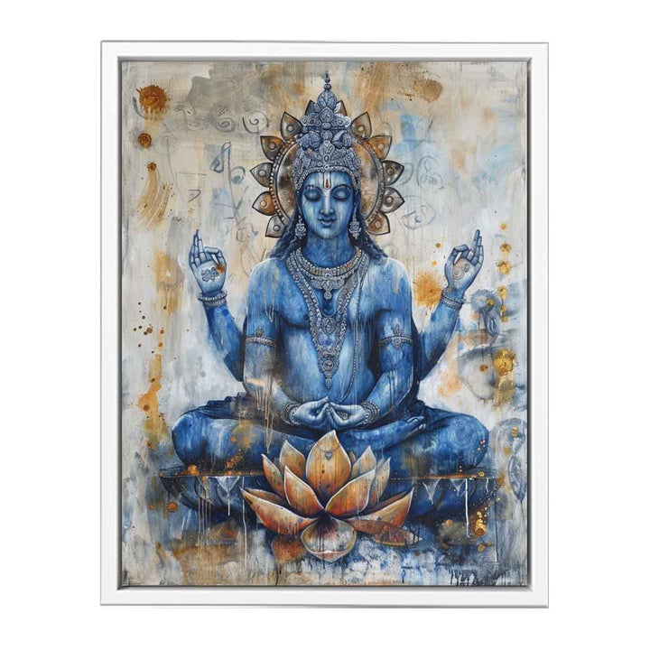 Vishnu Painting  Framed Print
