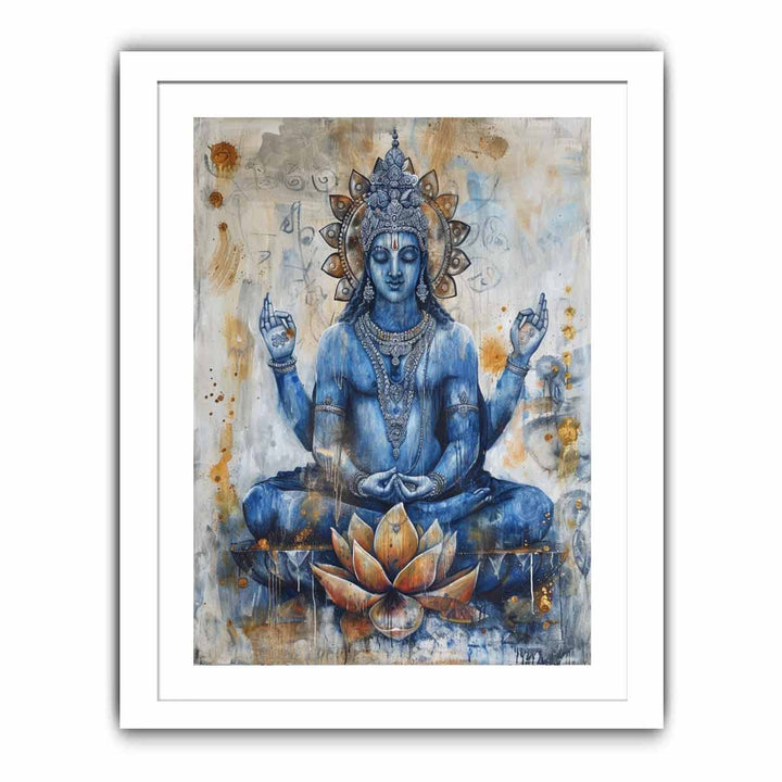 Vishnu Painting  Streched canvas