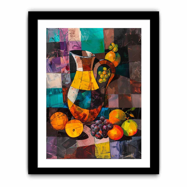 Picher With Fruit  Art Print