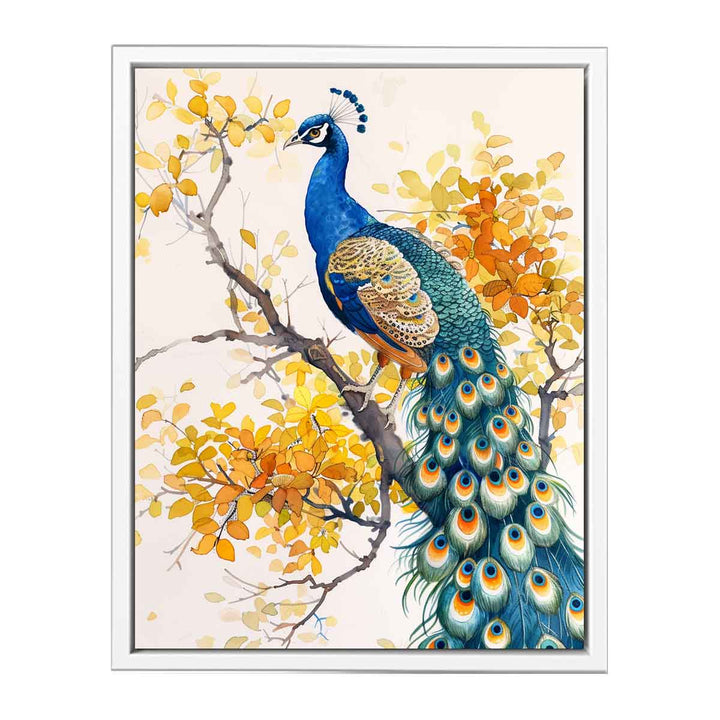 Peacock Art  Framed Print