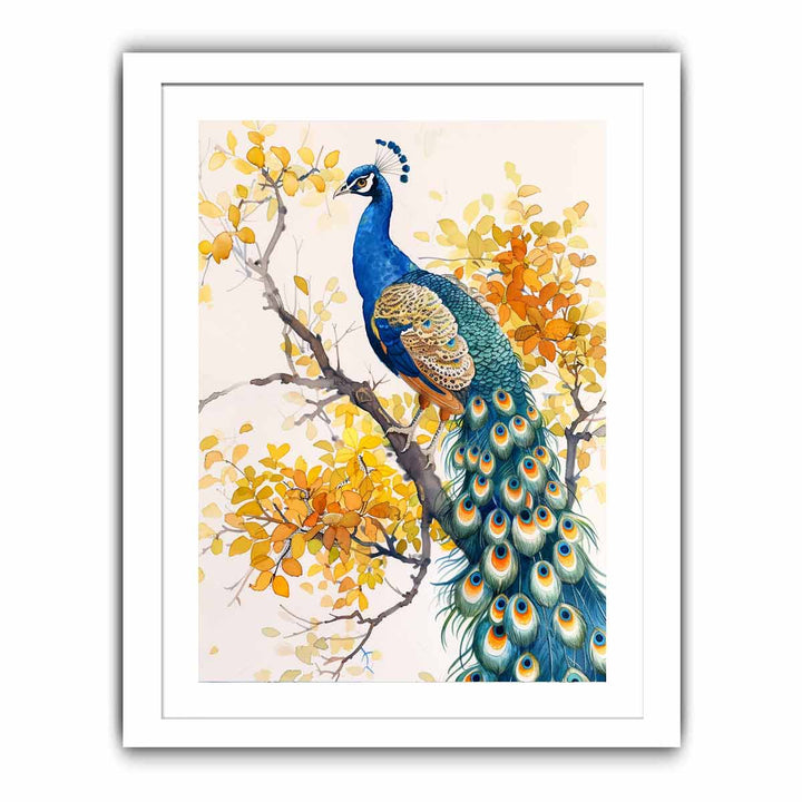 Peacock Art  Streched canvas