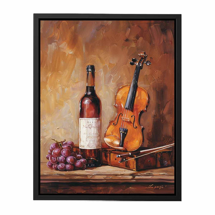 Wine and Guitar Painting   Painting