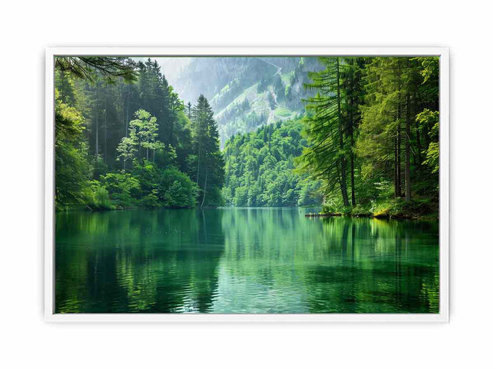 Forest Lake Framed Print