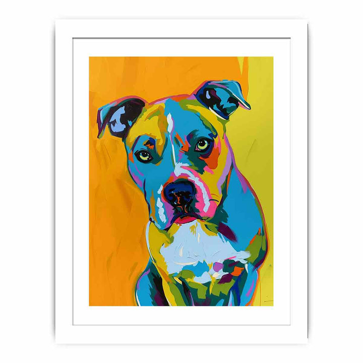 Dog Pop Art  Streched canvas