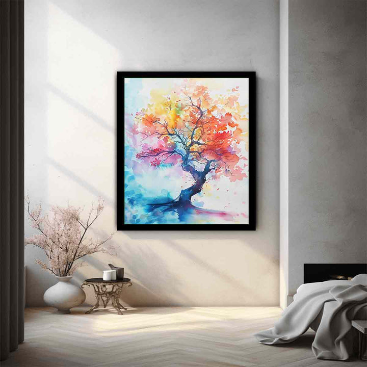 Watercolor Tree  