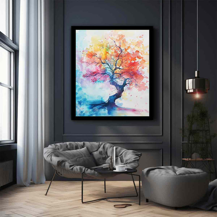 Watercolor Tree  