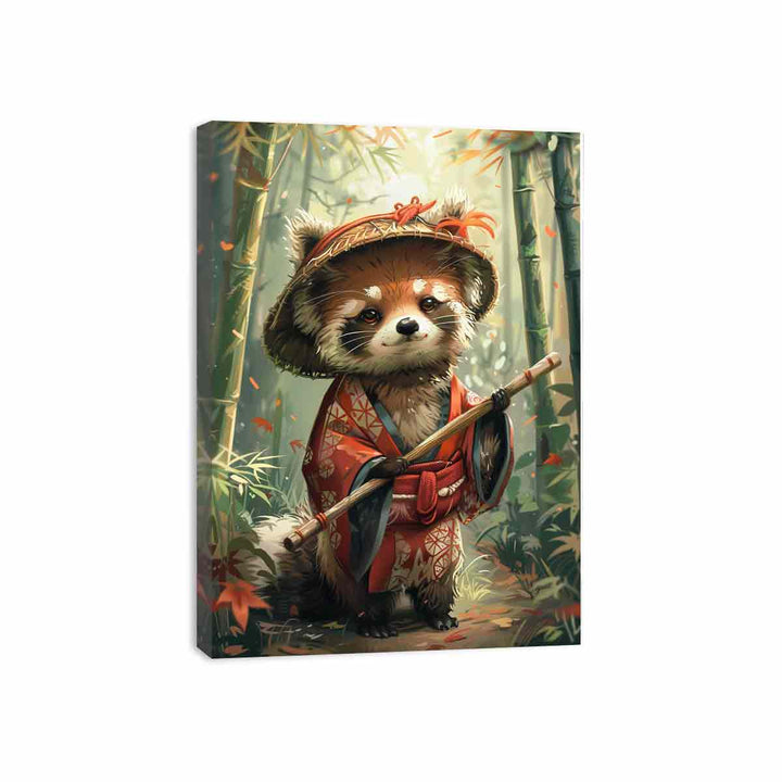 Tanuki Dog Canvas Print