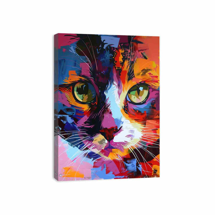 Cat Pop Art  Canvas Print