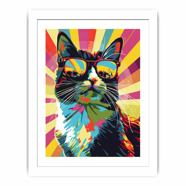 Cat Pop Art  Streched canvas