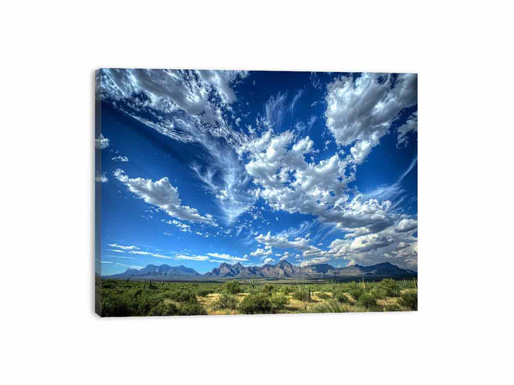 Arizona Sky Nude Canvas Print