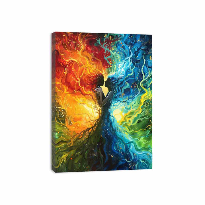 Fire Kiss Canvas Print