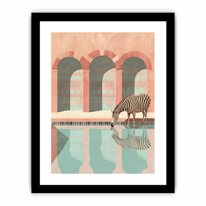 Cool Zebra  Art Print