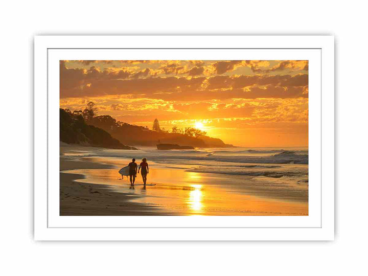 Coffs Coast Beach Streched canvas