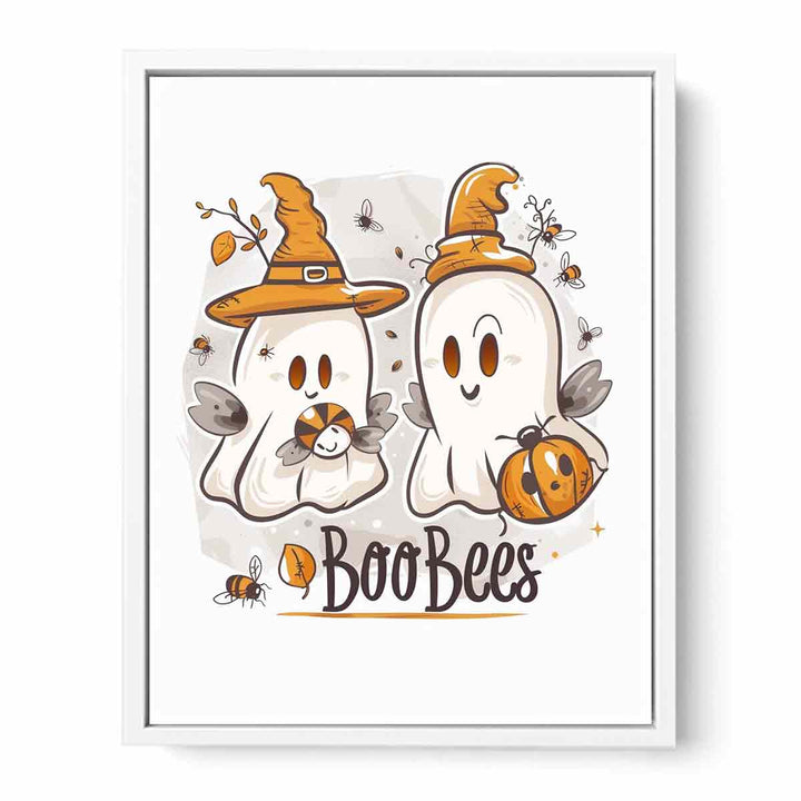 Cartoon Ghosts  Framed Print