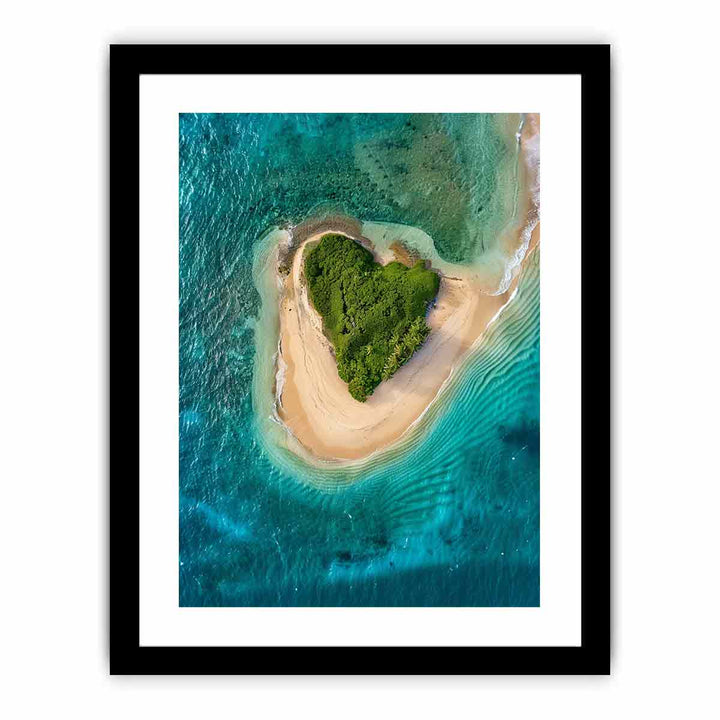 Heart Island  Art Print