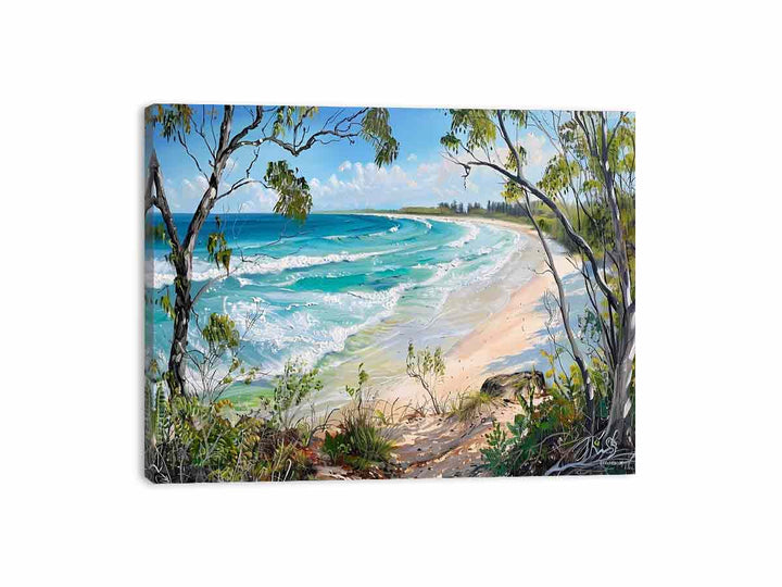 Noosaville Beach  Canvas Print