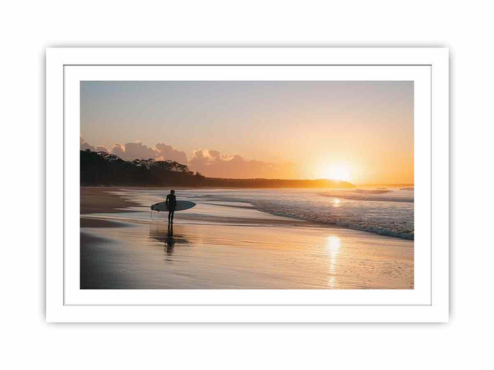 Coffs Harbour Beach Streched canvas